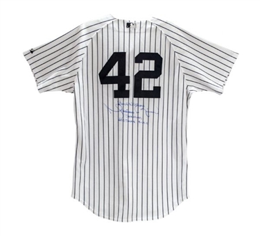 Mariano Rivera Signed "Sandman 602" Home New York Yankees Jersey